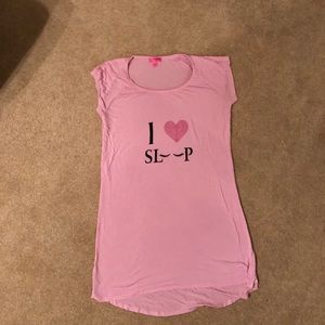 Betsey Johnson sleep shirt.